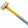 桥防牌黄铜塑柄八角锤